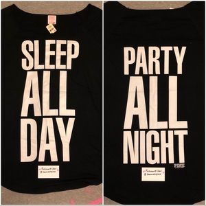 Victoria’s Secret PINK Vintage Style Sleep Tee MD